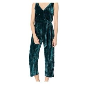 BB Dakota Best Of My‎ Love Crushed Velvet Jumpsuit